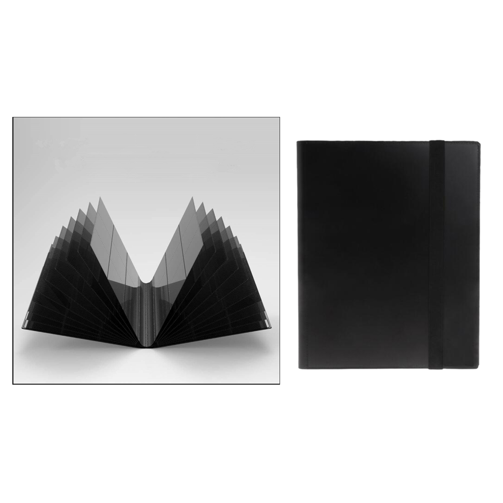Pokemon Card Holder,9-Pocket Album with Elastic Strap Band Closure Holds 360 MTG Game Standard Sized Trading Cards