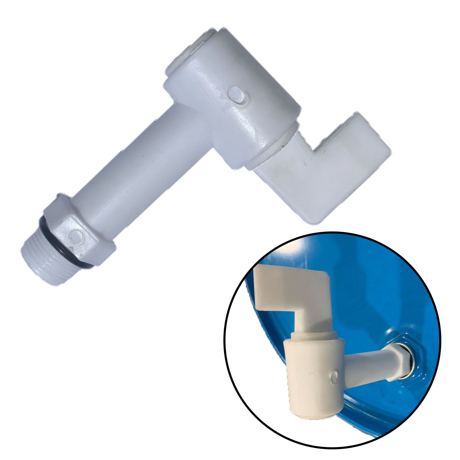 IBC Tank Valve Water Oil Container Coarse Thread Drain Valves For IBC Barrel Drums Faucet Accessories, New