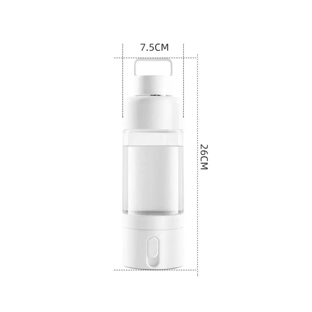 600ml Hydrogen Rich Water Cup Ionizer Generator Antioxidants Hydrogen Bottle USB Charging