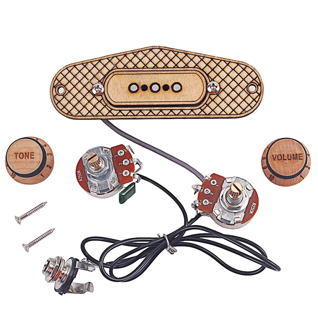 String Instrument 3 String Guitar Pickup with Frame Screw for Cigar Box Guitar
