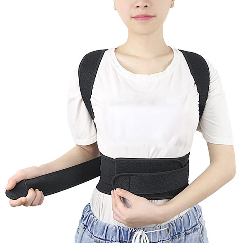 Adjustable Posture Corrector Breathable Back Support Belt Posture Support Belt Back Straightener for Neck Shoulder Clavicle