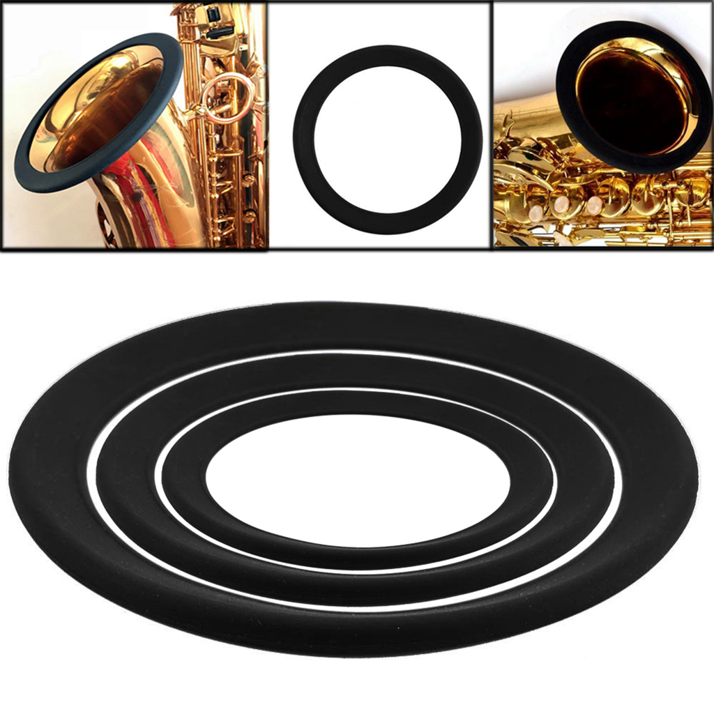 Sax Silicone Bell Protector Saxophone Ring Mute for Musical Beginners Gifts