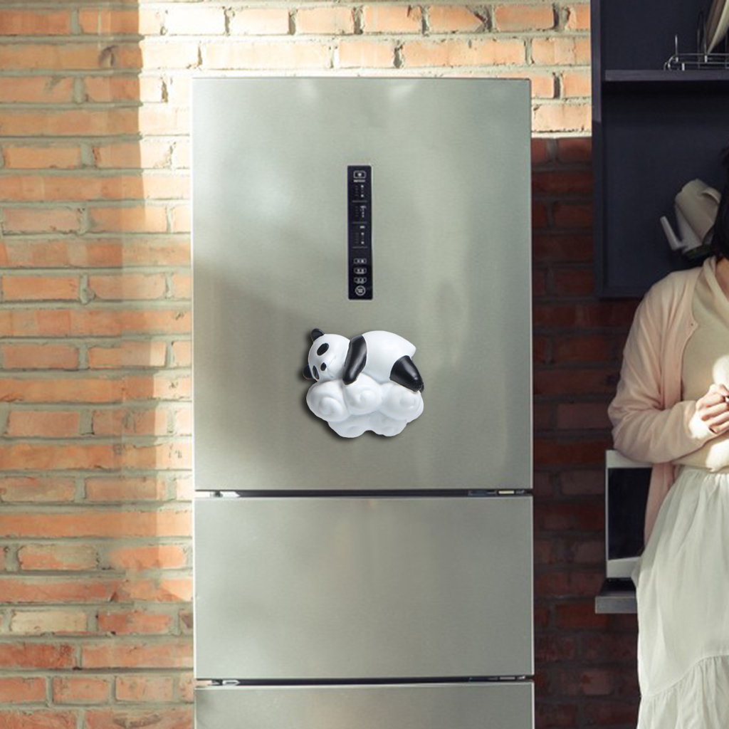 Cute Panda Refrigerator Magnets Kitchen Refrigerator Fridge Sticker Office Calendar Map Bulletin Board Photo Decoration