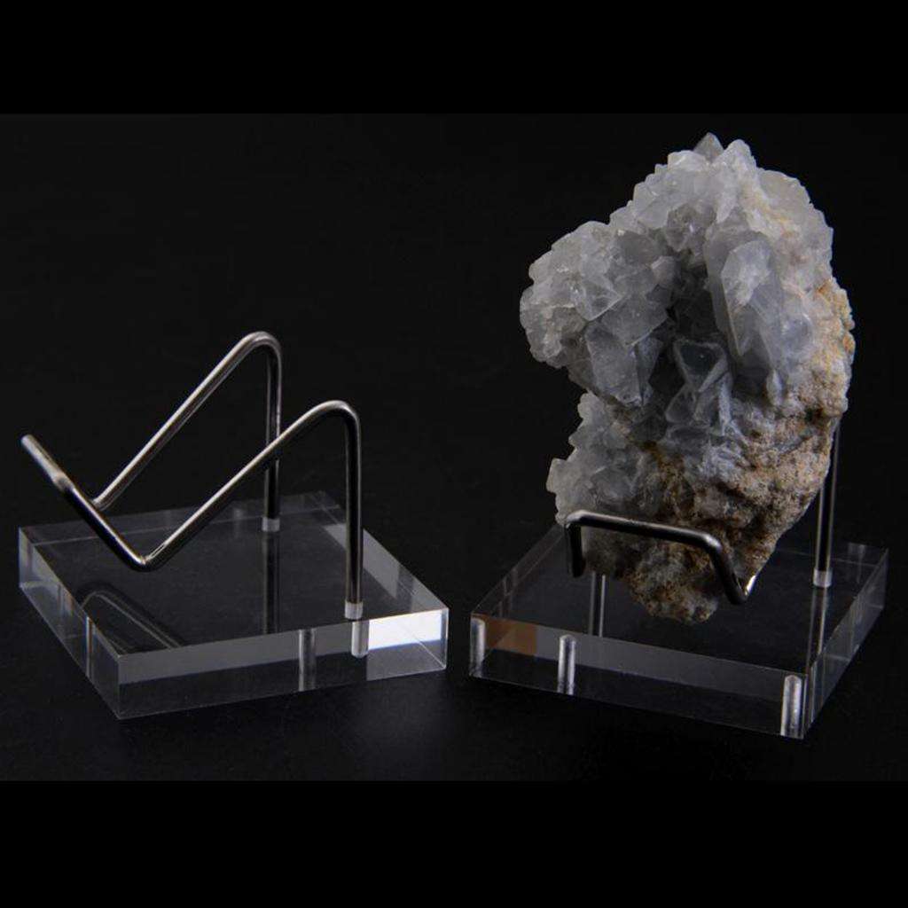 Mineral Fossil Display Stand Holder Acrylic Base For Softball Golf Tennis Ball Baseball Sphere Balls Stones Display Stand