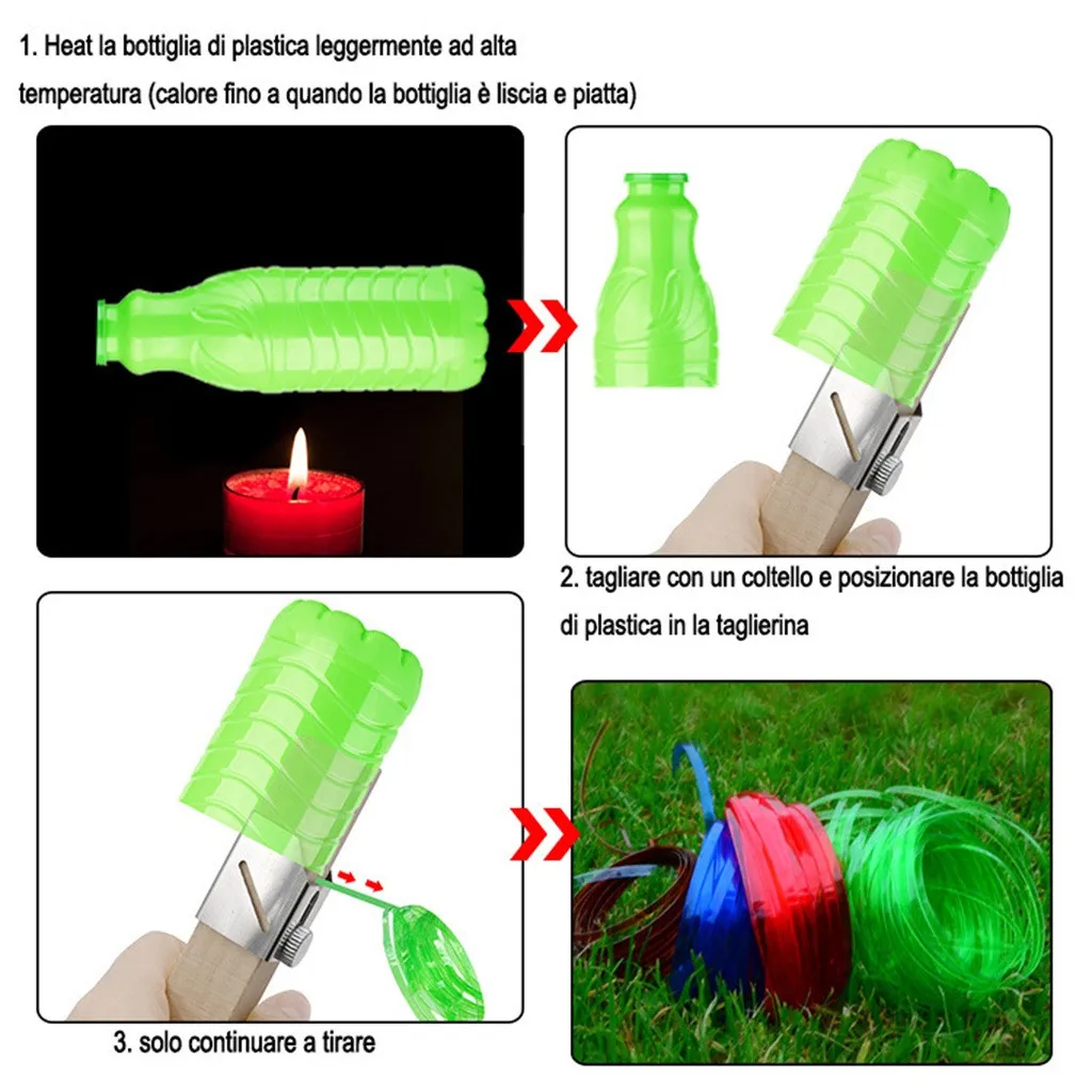 Creative Plastic Bottle Cutter Outdoor Portable Bottles Rope Practical Hand A4D9