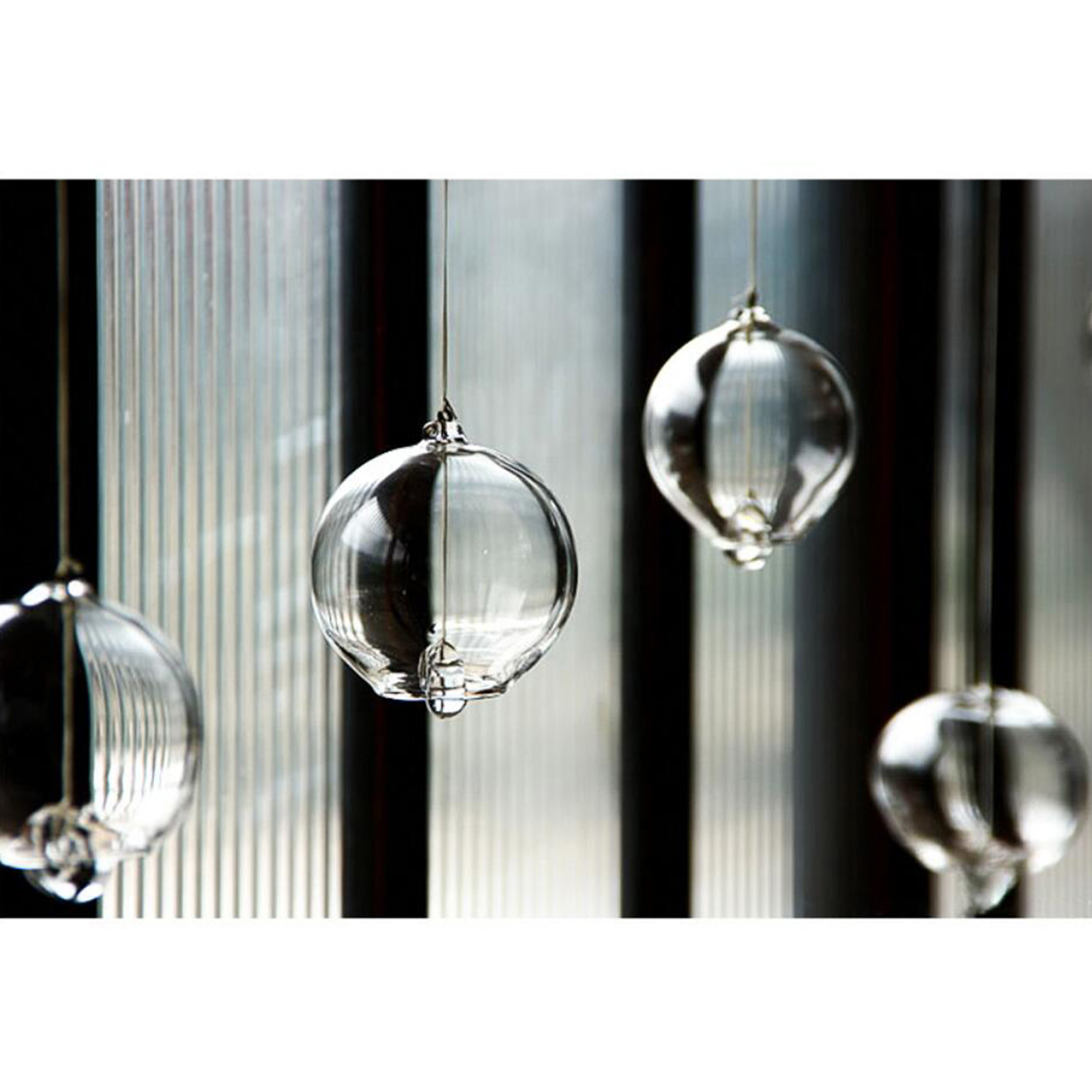 Japanese Style Glass Wind Chimes Hanging Craft Wind Bell Home Decor