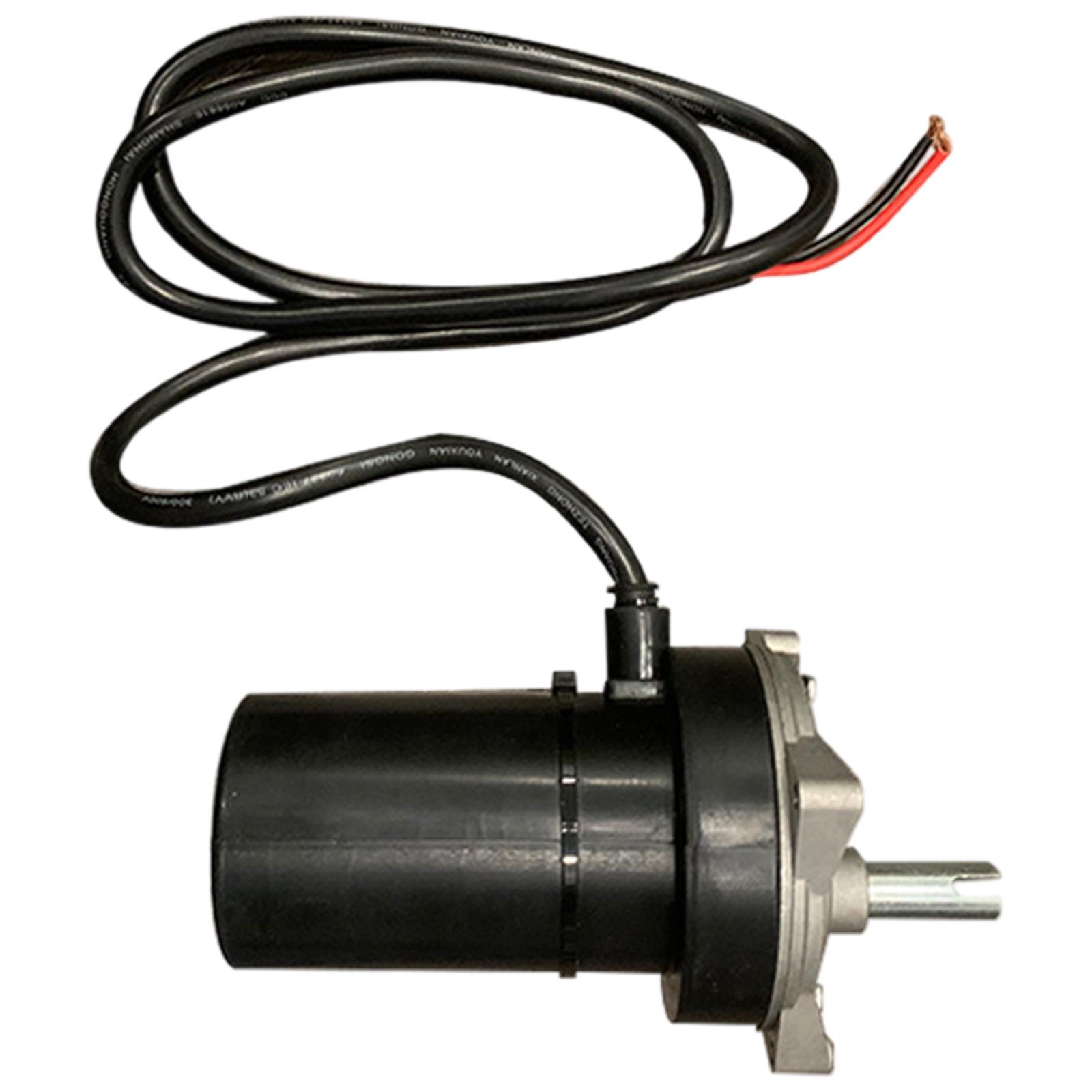 RV Electric Rear Stabilizer Jack Motor/ Auto Black Accessories 138445 Replacement/ Fit for High Speed Power Stabilizer Models