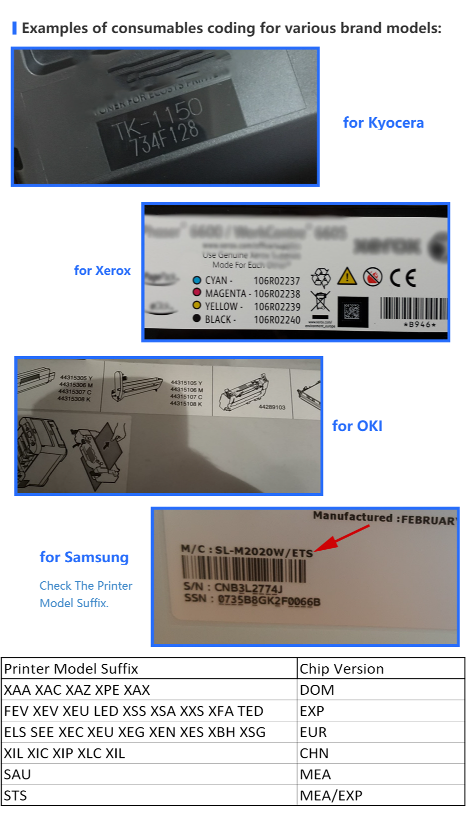 Tablete clt404 cartucho de toner para impressora