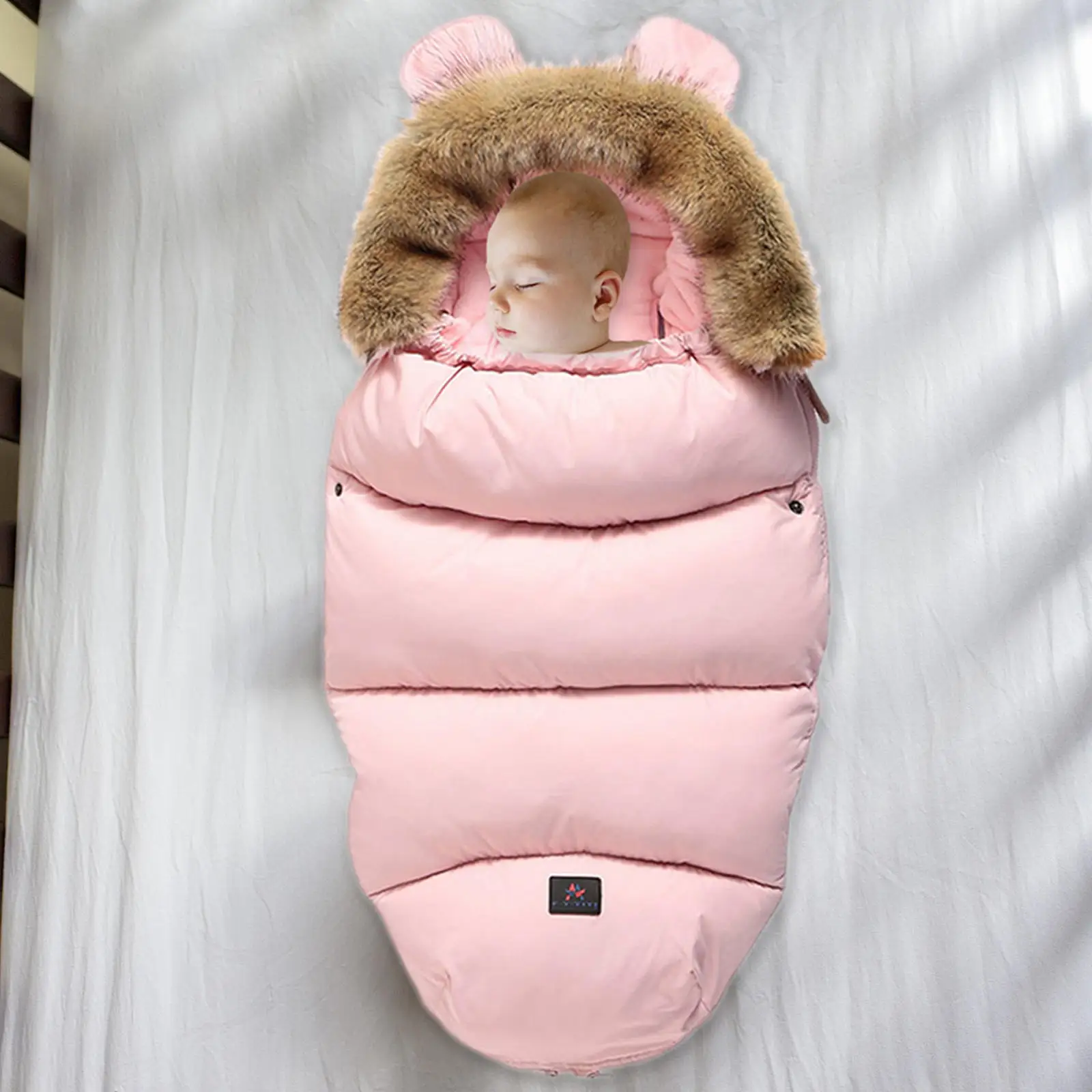 Baby Sleeping Bag Two-Way Zipper Comfortable Sleepsack for Stroller Pushchair Pram