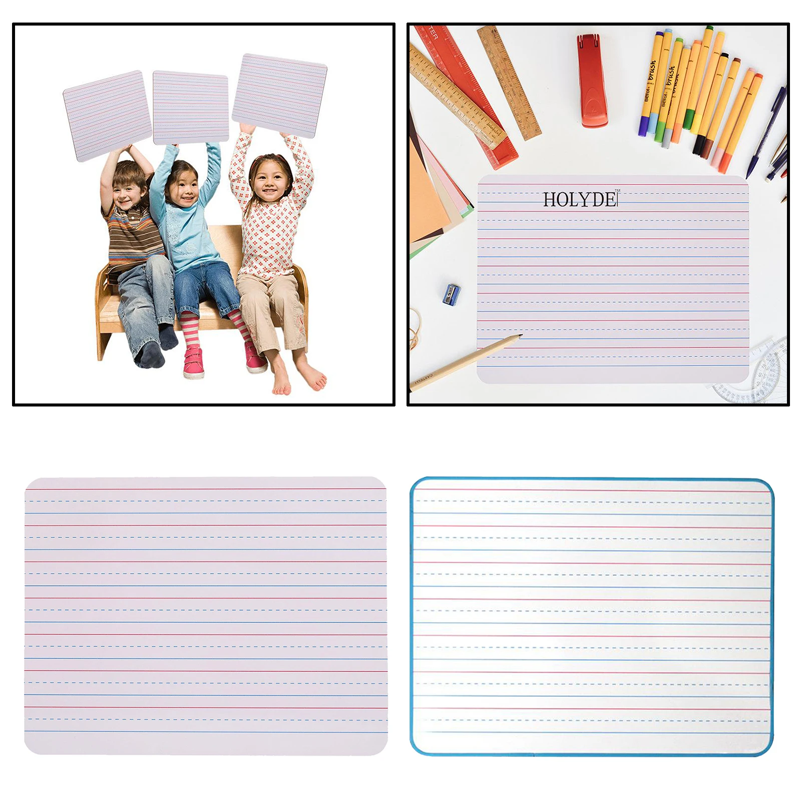 Dry Erase Lapboard Double Sided Mini Lapboards 9x12 inches 