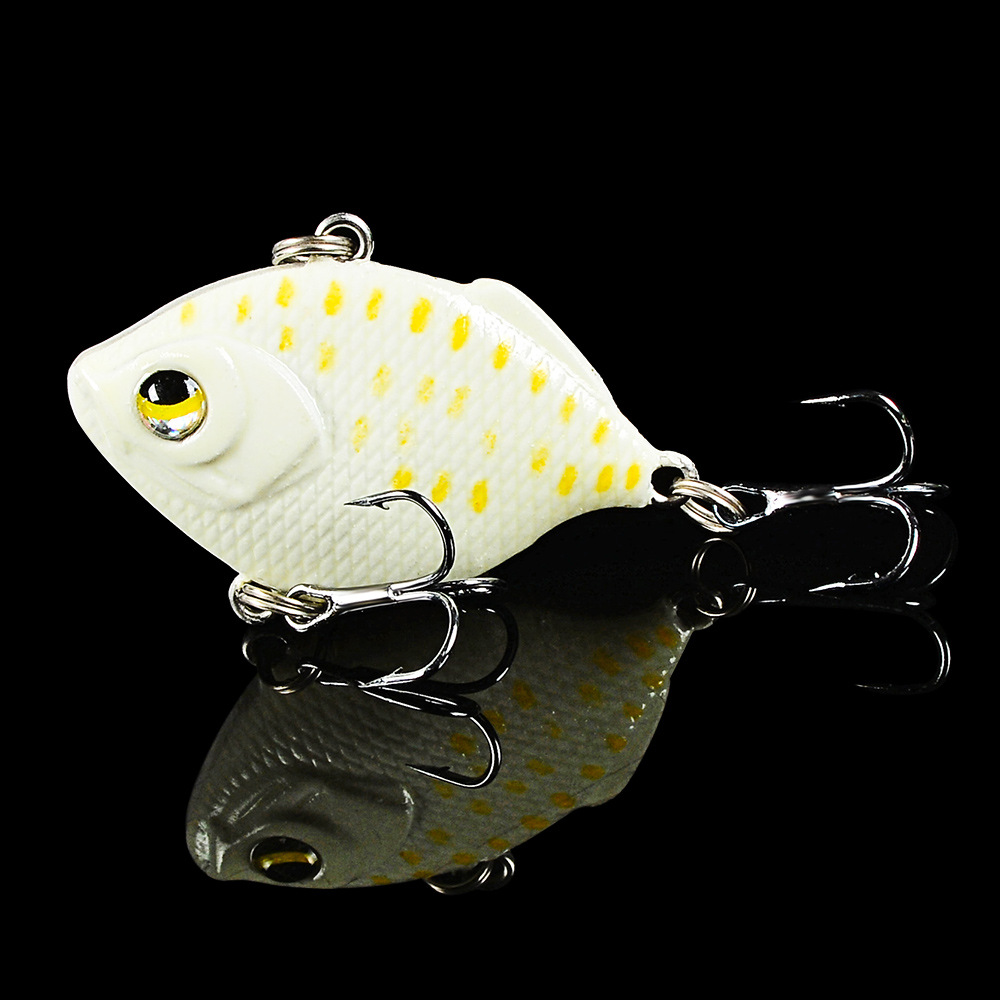 1 PCS Metal VIB Blade Glow Cicada Lure 4.5cm/8.5g Sinking Tail Spinner Baits Bibe For Bass Pike Perch Fishing
