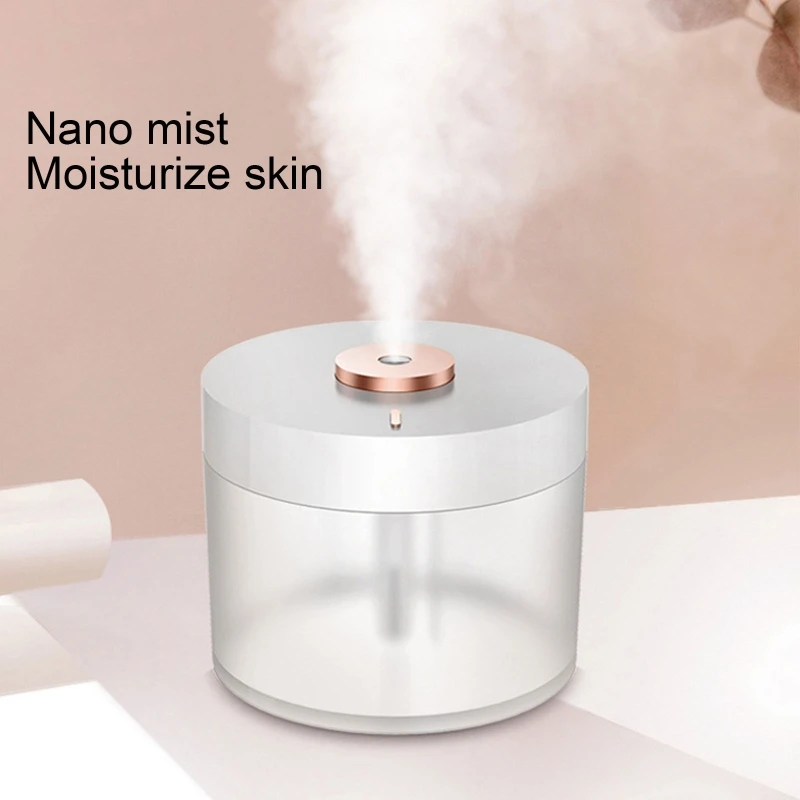 Wireless Air Humidifier Mist Diffuser Large Capacity 780ml USB Rechargeable 
