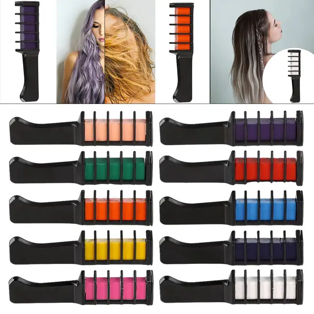 Temporary 24 Colors Hair Chalk Set Crayons for Kids and Pets Dog Washable  Non-toxic Hair Dye Art DIY styling tools for Party - AliExpress