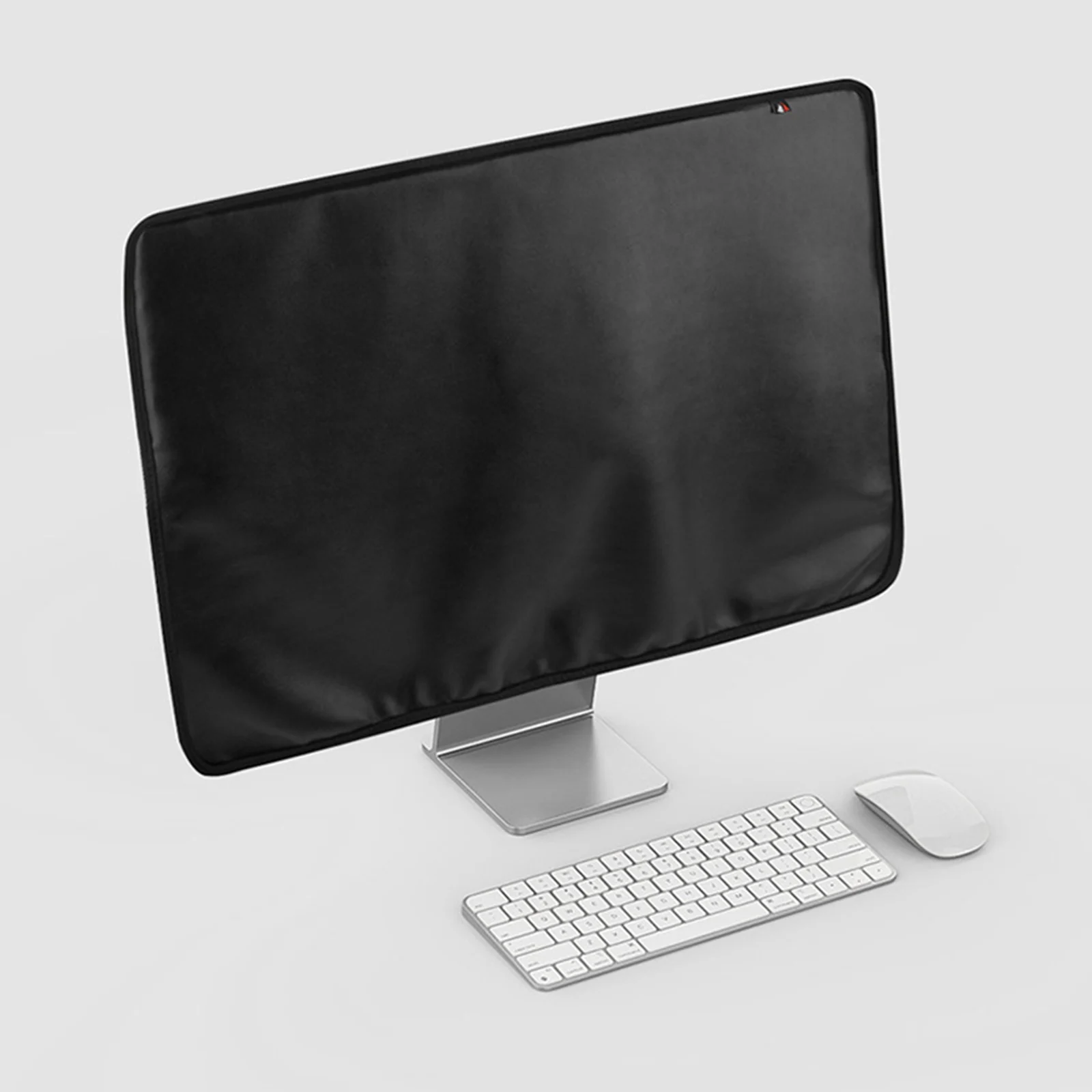 Monitor Dust Cover PU Leather Antistatic Display HD Sleeve Protective Compatible Fit for iMac 24`` Computer PC