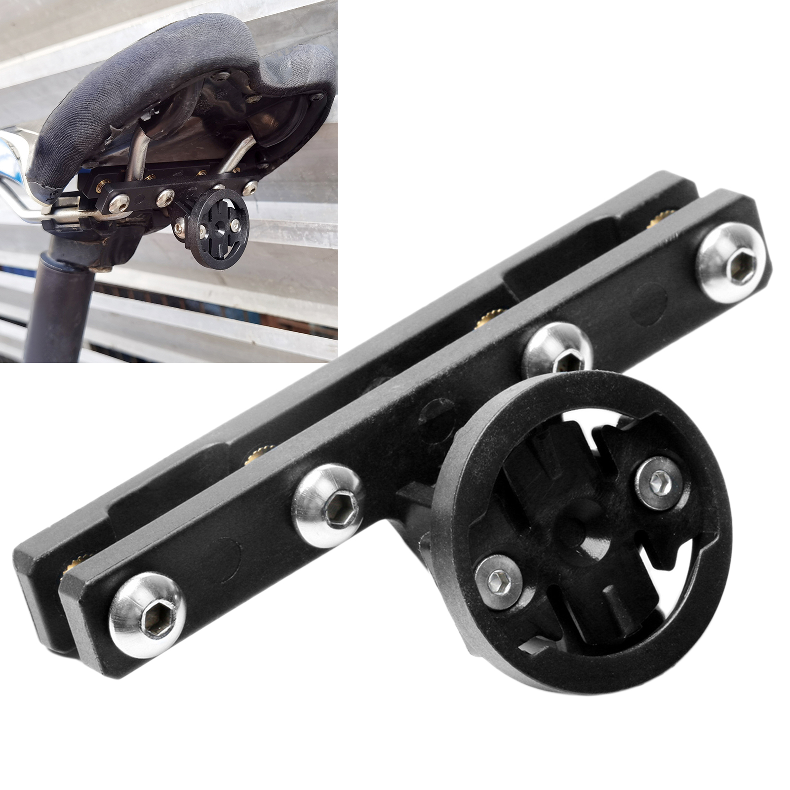 Durable Bike Tail Light Holder Stable Secure Seat Mount Bicycle Bracket Cycle Saddle Support for Garmin Varia RTL515 Cycling