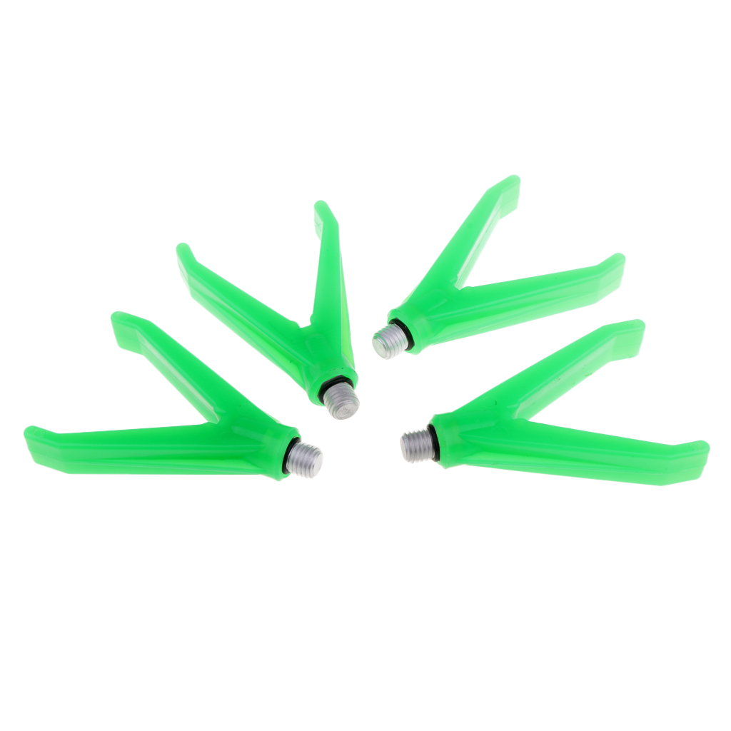 4pcs Fishing Rod Holder Butt Rest Head for Rod /Bank Sticks/Buzz Bars,