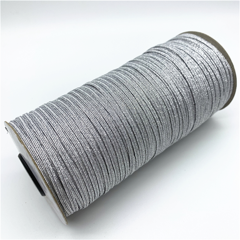 Description Picture 4 of item5yards/Lot 3mm Elastic Ribbon Sewing Elastic Band Fiat Rubber Band For Waist Band Stretch Rope DIY Mask Lanyard