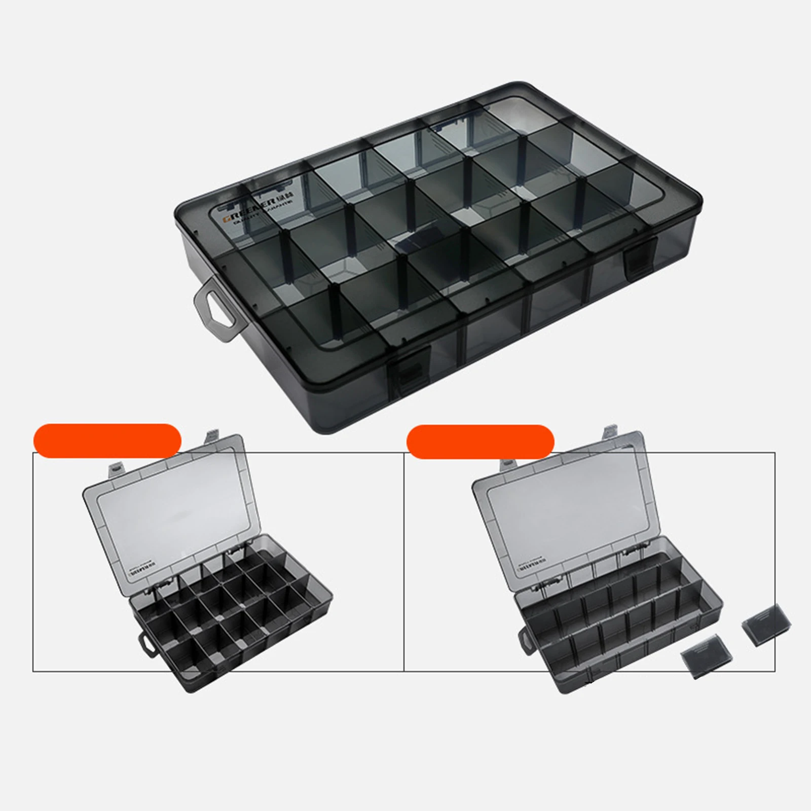 Tool Box Beads Earring Screw Hardware Sewing Supplies Organizer Container Small Parts Box Tool Box Organizers Storage Tool