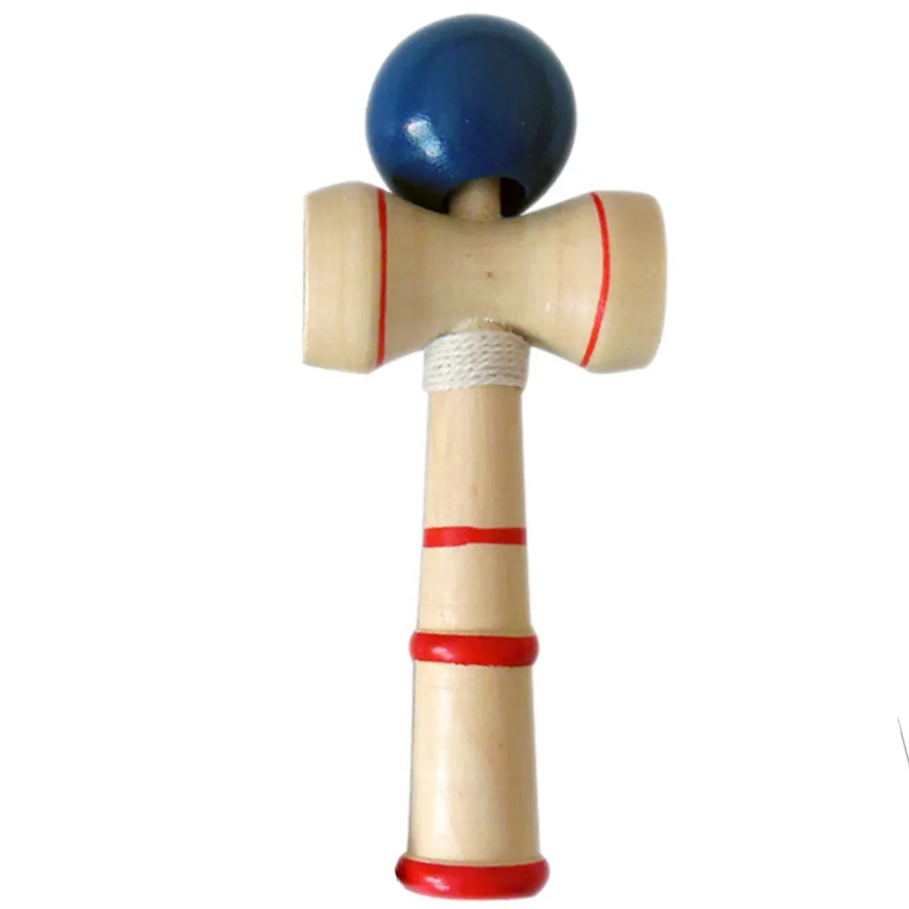 Child Kids Kendama Ball Wood Wooden Traditional Balance Skill Toy Bilboquet Game 
