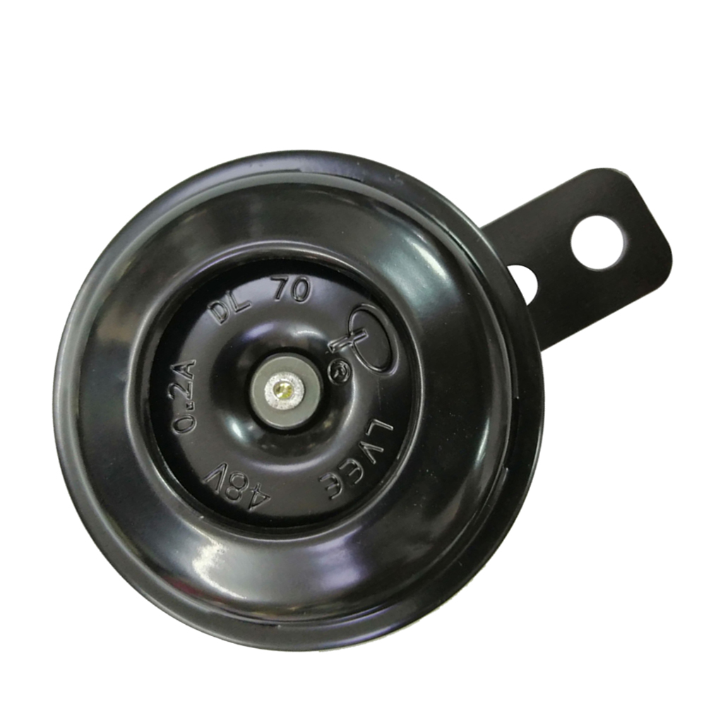 Loud Motorcycle Horn Scooter Bracket for Electric Bike Black 48V 0.2A