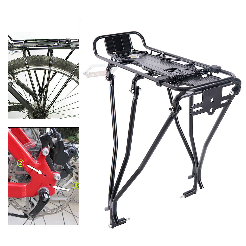 Bike Rear Cargo Carrier Load Rack Racks Mountain Road Bike Tailstock