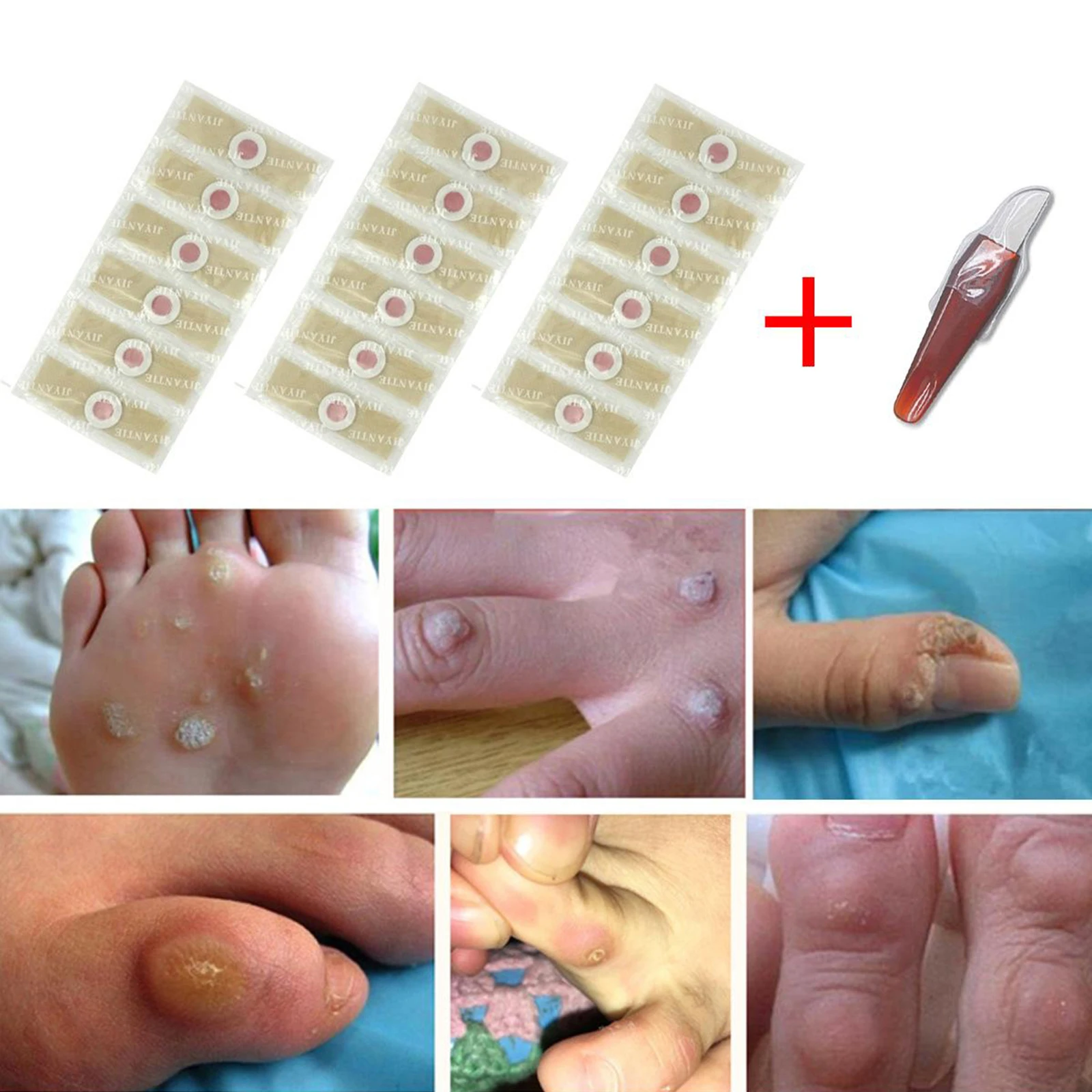 Professional Effective Feet Corn Plaster Wart Sticker Adhesive Cap Protect
