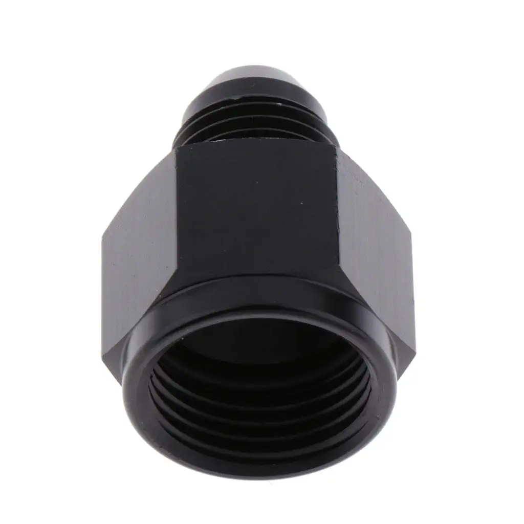 CNC Black -8AN Female - 6AN Male AN Flare Fitting Reducer Adapter AN8 to AN6