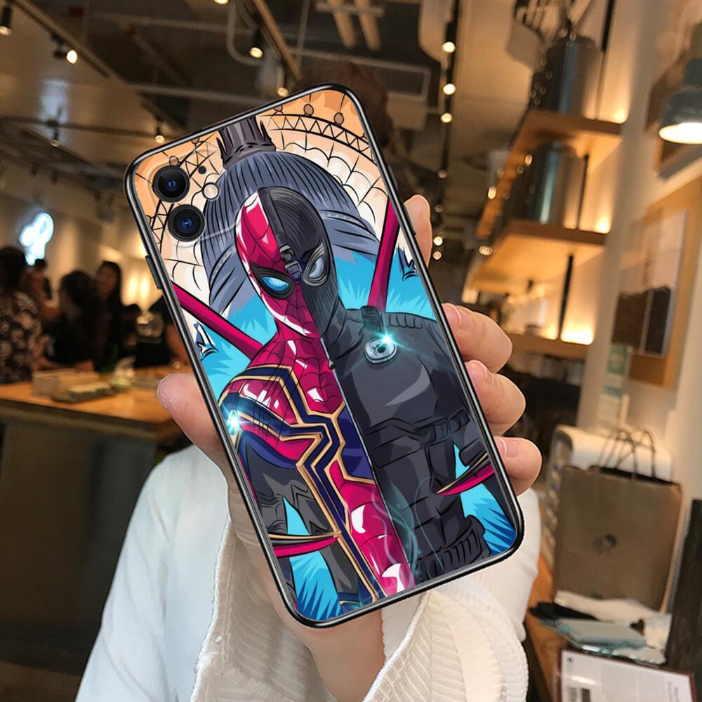 best iphone 13 pro max case Spider-Man comic Phone Cases For iphone 13 Pro Max case 12 11 Pro Max 8 PLUS 7PLUS 6S XR X XS 6 mini se mobile cell 13 pro max cases