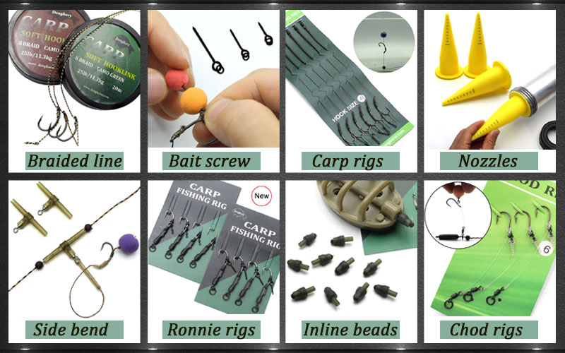4 m Karpfen-Angelhaken, Silikonschlauch, Anti-Tangle-Rig-Schlauch für Sicherheit, Blei-Clip-System, Zubehör, Tackle-Haken, Anti-Tangle-Hülse – Detail 1