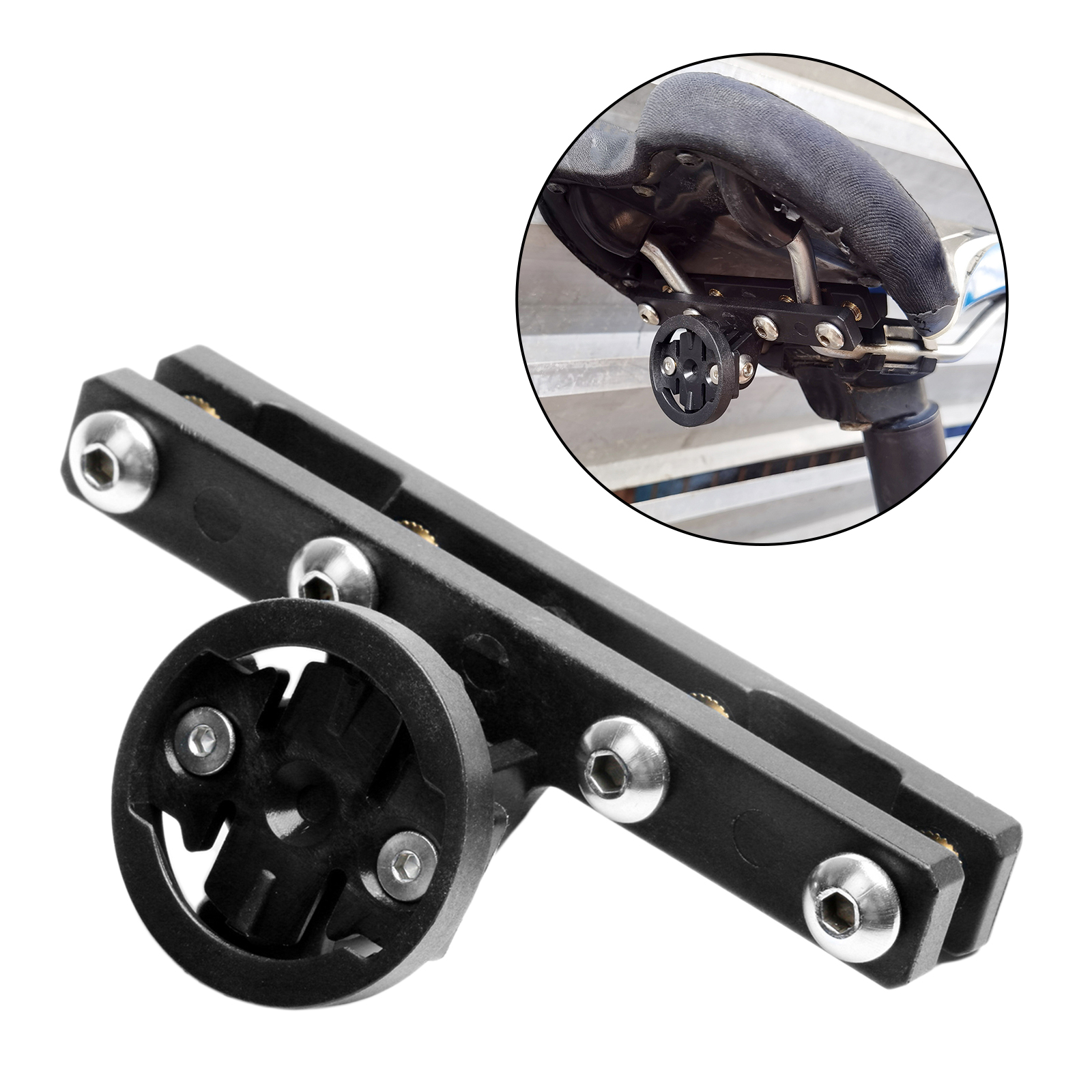 Durable Bike Tail Light Holder Stable Secure Seat Mount Bicycle Bracket Cycle Saddle Support for Garmin Varia RTL515 Cycling