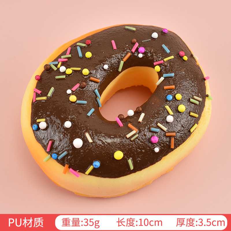 10 cm große, simulierte Donuts, Brot, Stressabbau, künstliches Brot, Kuchen, Heimdekoration, Hochzeitsdekoration, Fotografie-Requisiten, 1 Stück – Detail 6