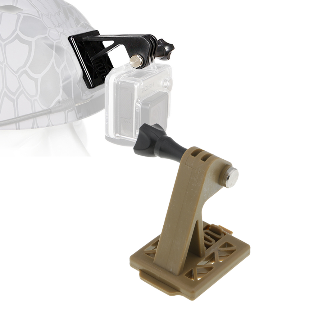 Universal NVG Helmet Mount Adapter Bracket for  Camera Brown