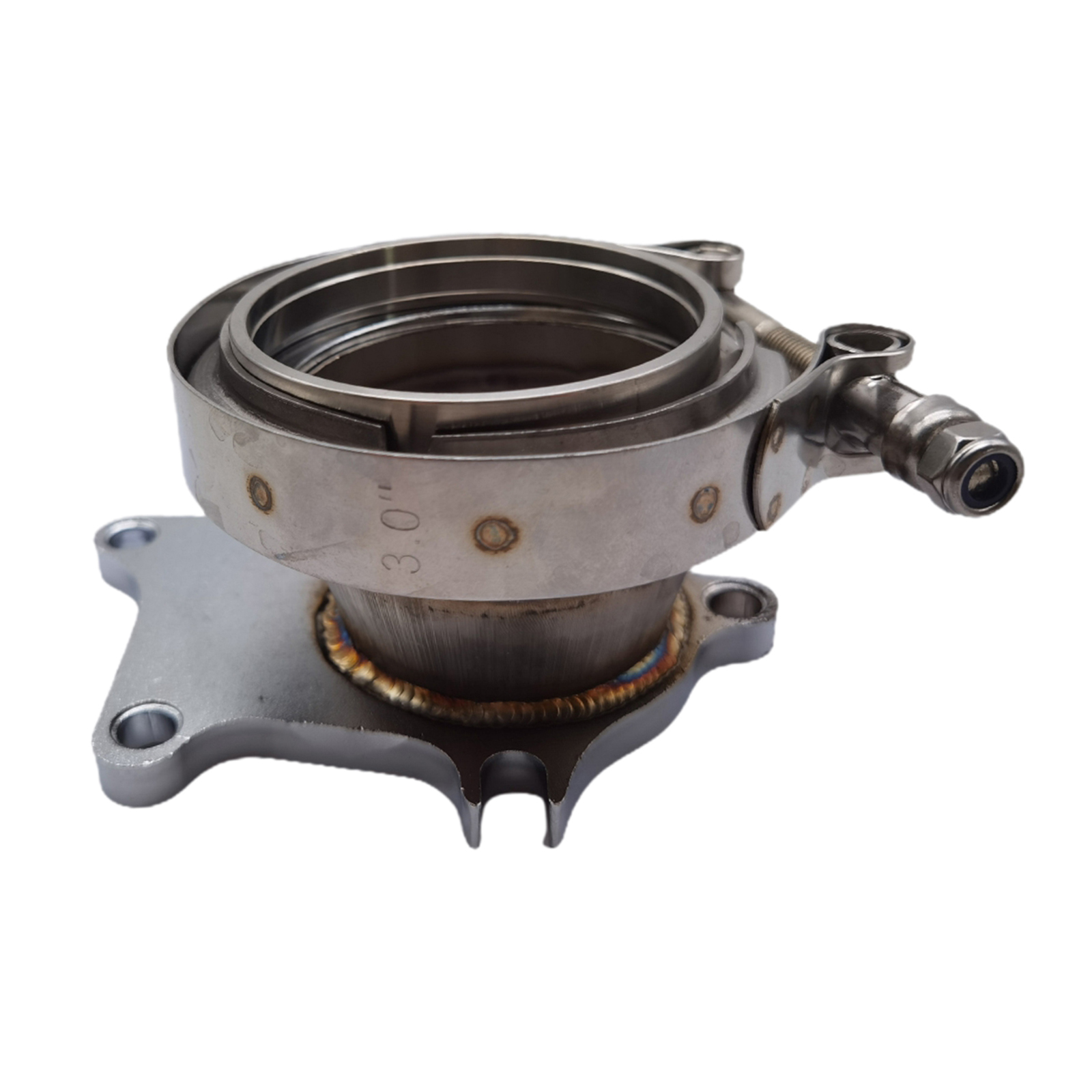 T3 T3/T4 5 Turbo Downpipe Exhaust Flange to 3in V-Band Conversion Adaptor