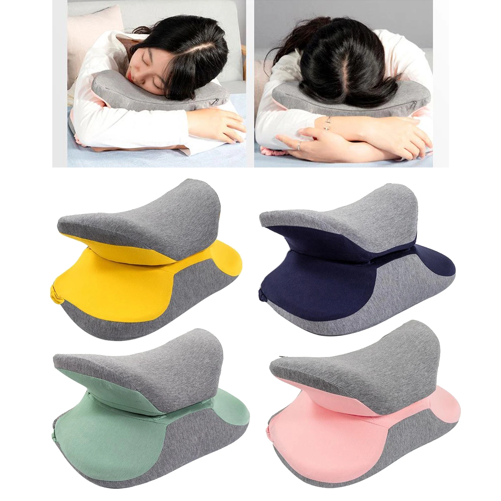 360 Cuddle Ergonomic Neck Pillow Travel Car Home Pillow Nap Cushion Pillow Office Desk Sleeping Pillow