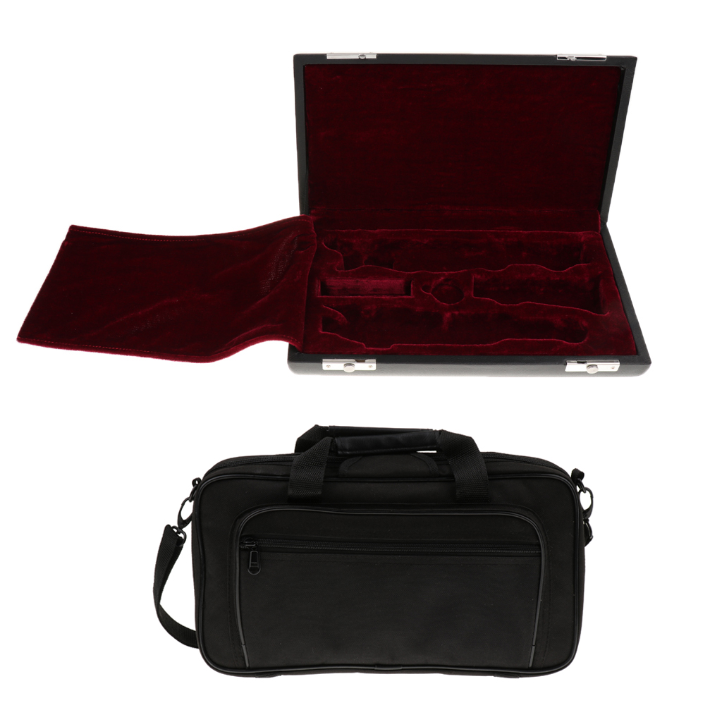 Canvas Bag Organiser+Hard Wood Case Exquisite for Oboe Accessories Parts