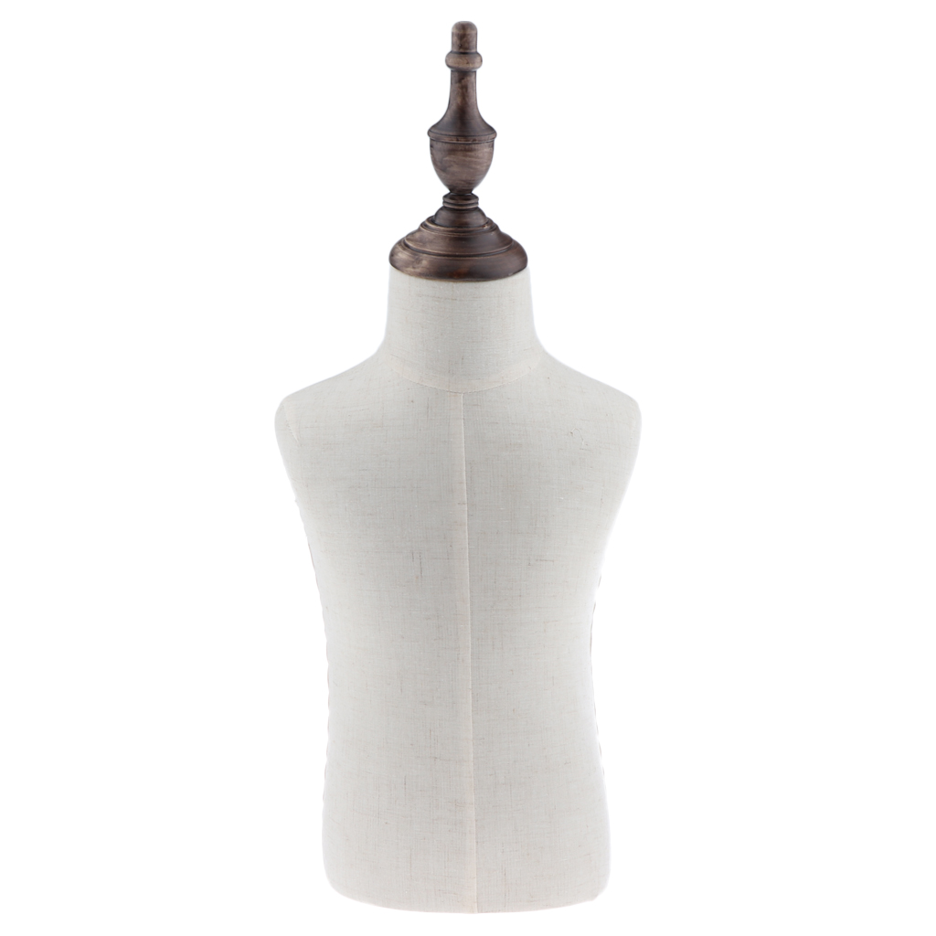 1-2 Years Old Child/Kids Body Dress Form Mannequin White Linen Cover High Quality  Body With Mount Hole
