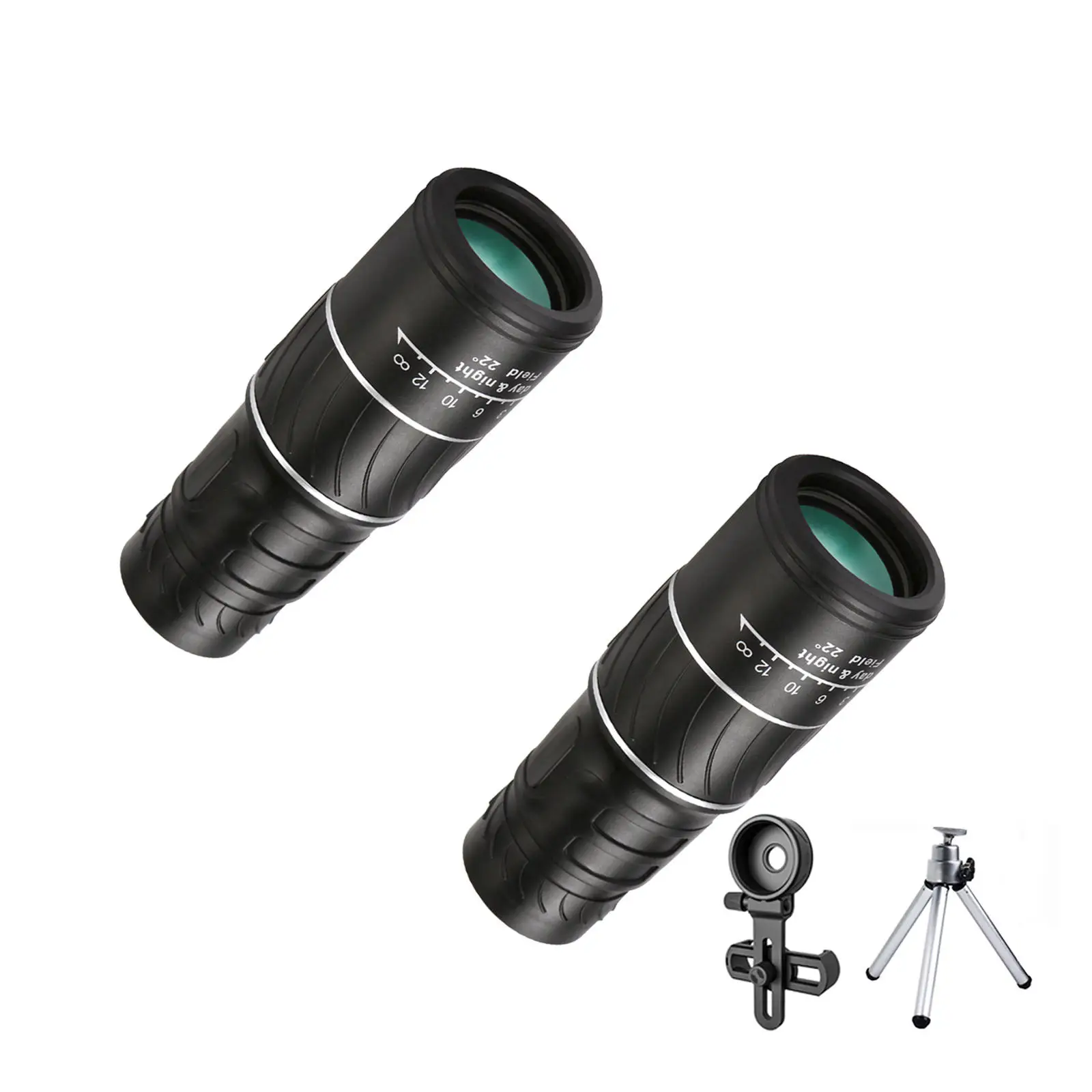 40X60 HD Monocular Telescopes Night , Bak4 Prism and Fully Multi-Coated Lens