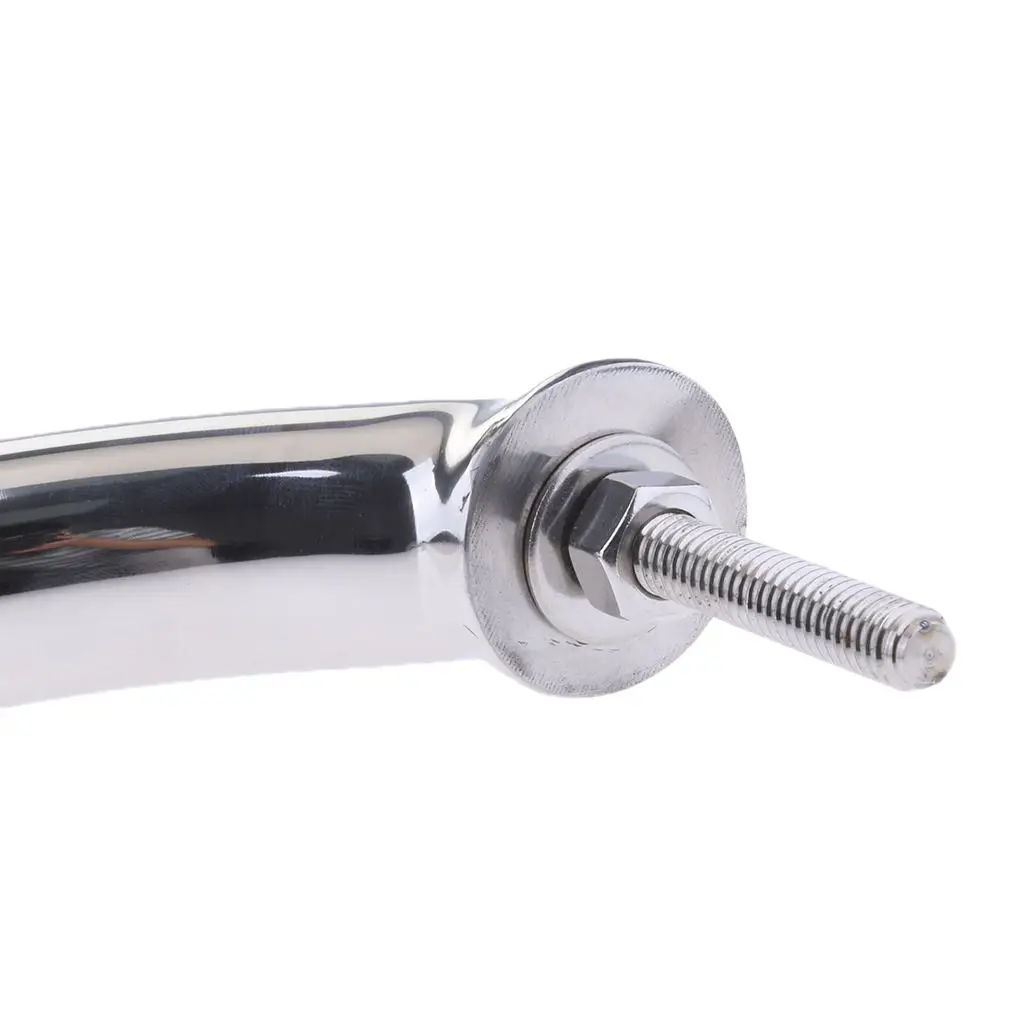 Boat 600mm Grab Handle Polished Stainless Steel Handrail For Marine Yachts