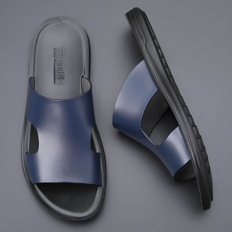 WEH slides mens sandal luxury genuine 