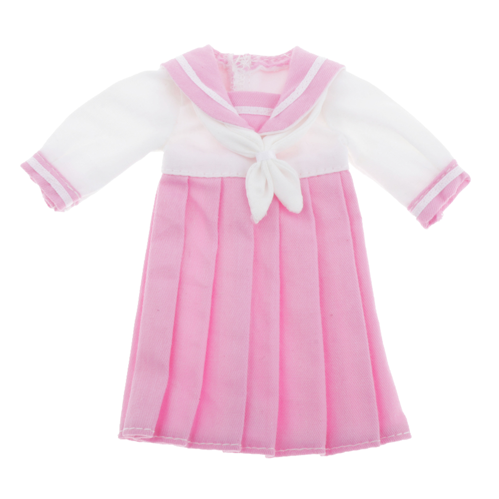 Pleated School Uniform Skirt for 1/6 Blythe BJD Dolls Outfits Accessory