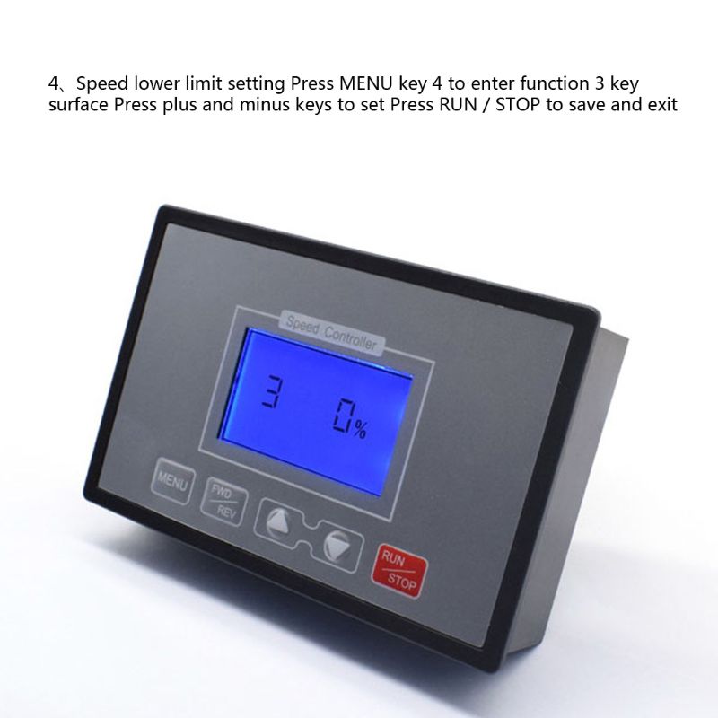 Controlador de Velocidade do Motor Inteligente Display Digital Adjustable 100% Ajustável 60a Pwm dc T3ea Lcd 0 22 Lcd inteligente display digital 0 adjustable 100%