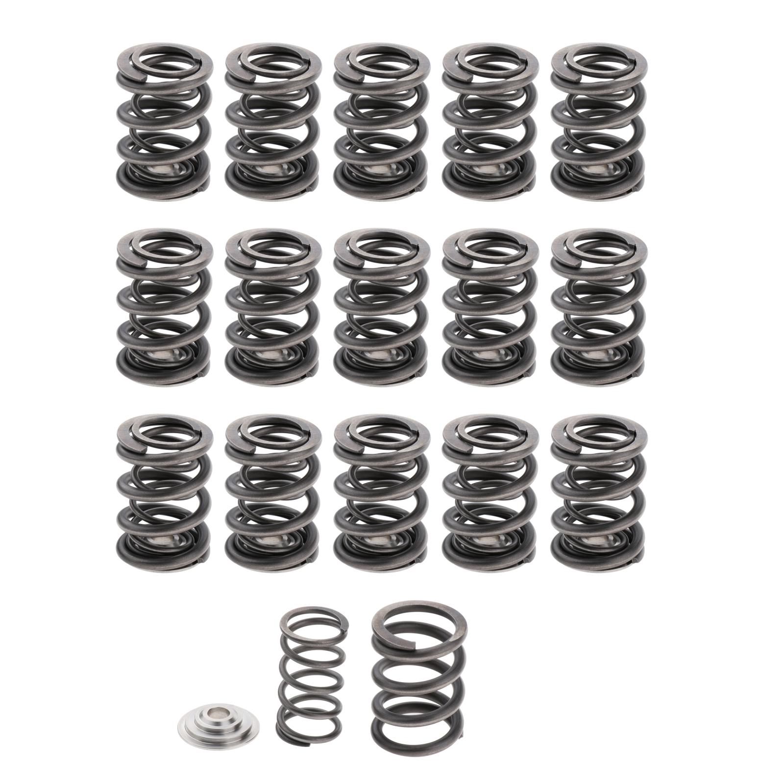 16x 85lb Dual Valve Springs Retainers Set for Honda B18C B18C1 Spare Parts