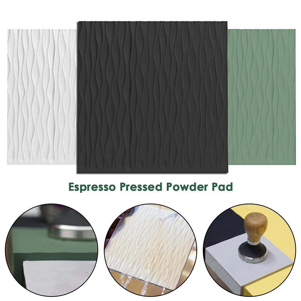 Espresso Tamping Mat - Silicone Corner Tamper and Packing Mats to Protect Your Worktop