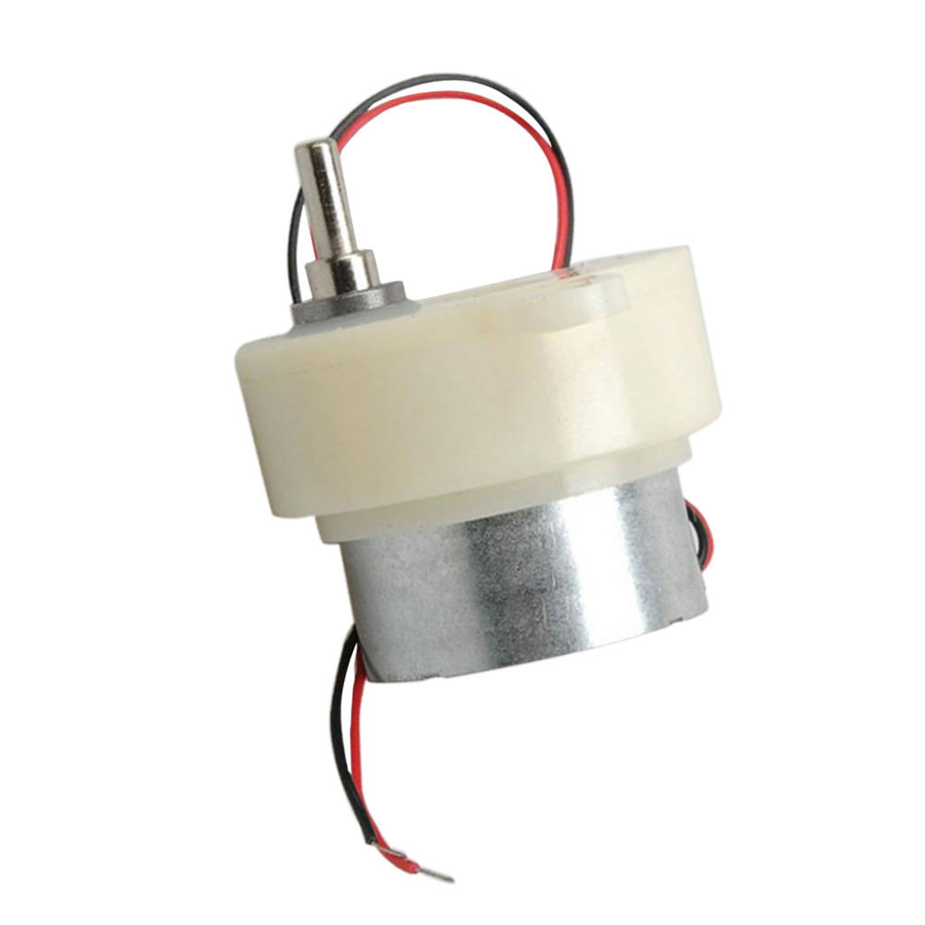 DC 3V 6V 12V Gearbox  Reduction Slow- Metal For DIY Boat Model