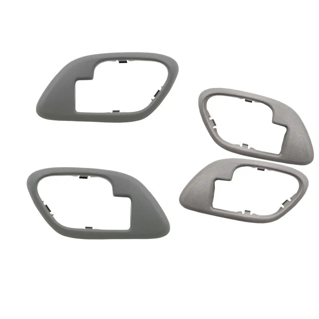 Interior Inside Inner Gray Door Handle Trim Bezels Replacements 15708080 for Cadillac Escalade 99-2000