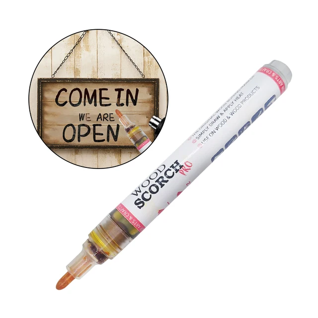 Wood Burning Marker Pen for DIY Scorch Marker Painting Replace Wood Burning  Iron Tool Fine Tip Scorch Pen - AliExpress