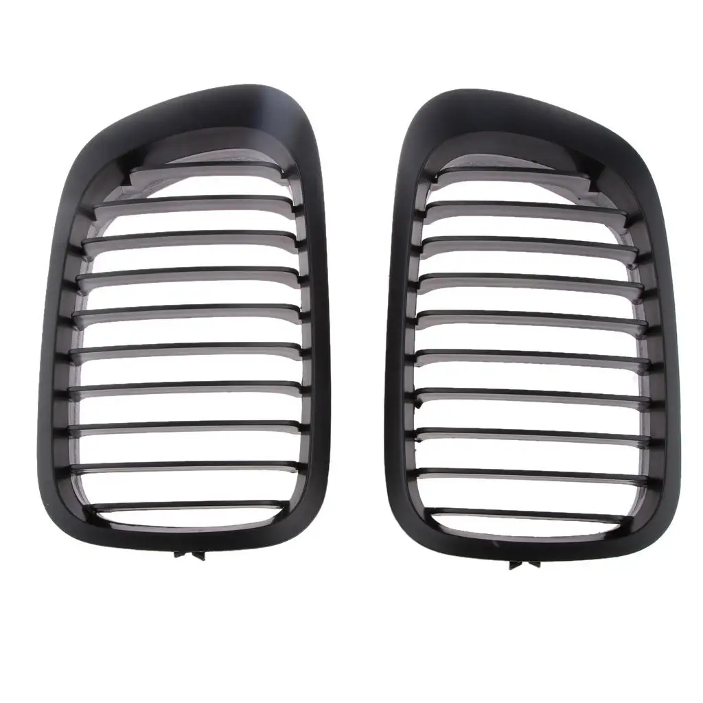 Gloss Black Front Grill For  3 Series E46 Couple 2-Door 99-02