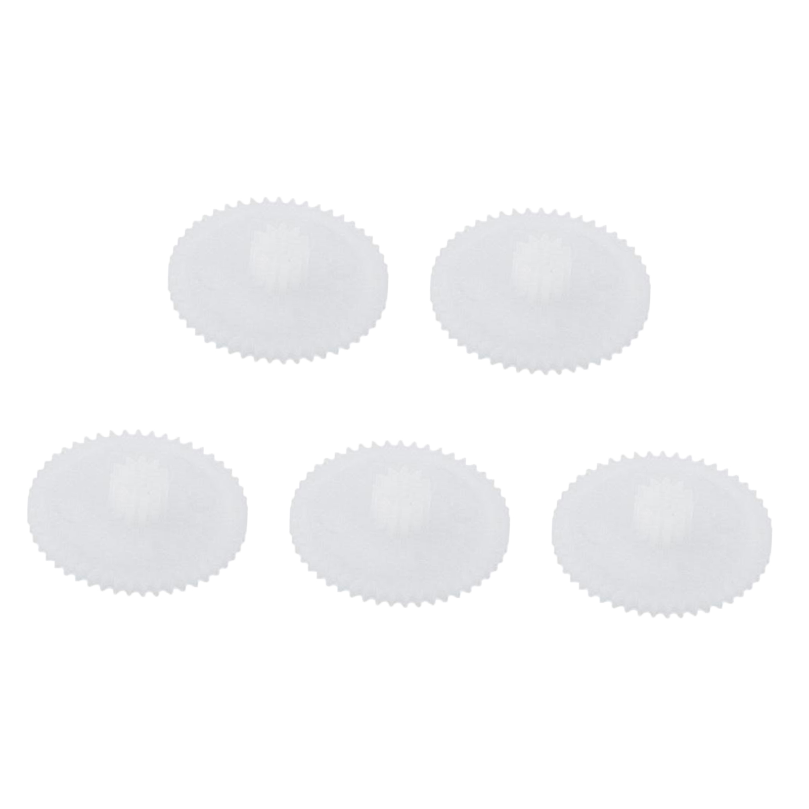 5pcs White Plastic Gears Module Accessories Set for E99 Drone DC Motor DIY Model Toys Replacement