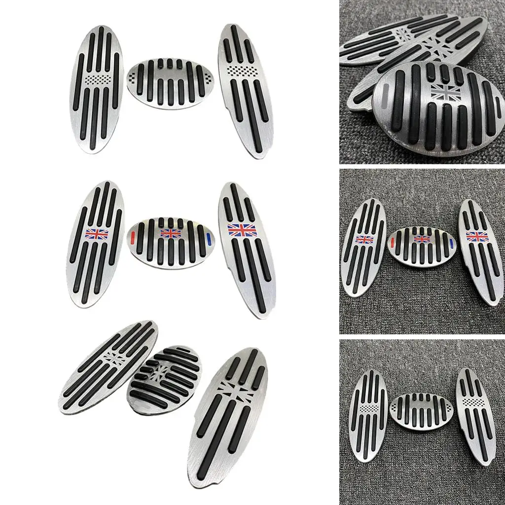 Union Jack Accelerator Pedal Foot Rest Pedal Pads Pedal Cover Fit for Mini Cooper