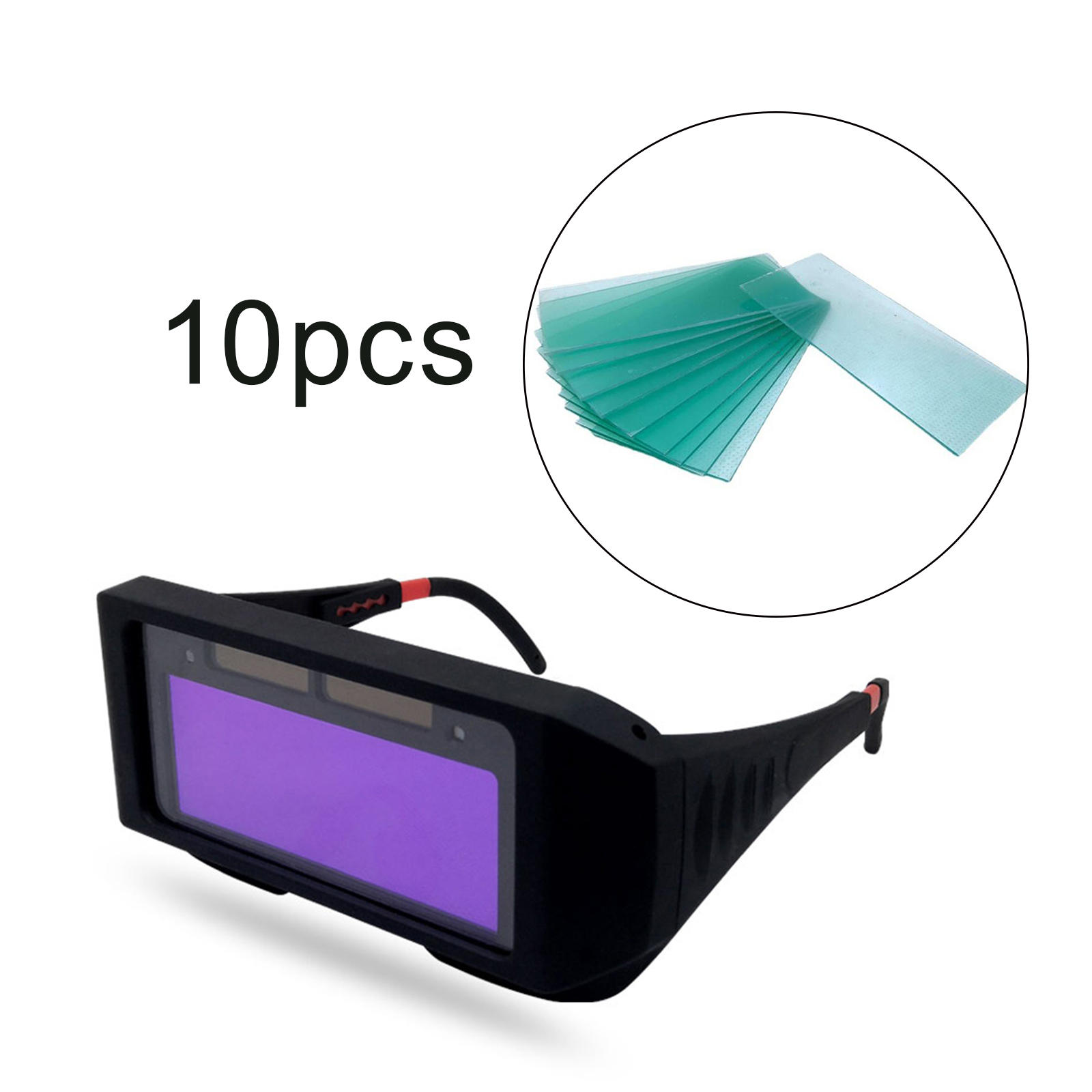 Anti-Shock Welding Goggles Auto Darkening Anti-Glares Anti-Flog Eyes Goggle Safety Lens Welder Glasses ARC for Welding Working